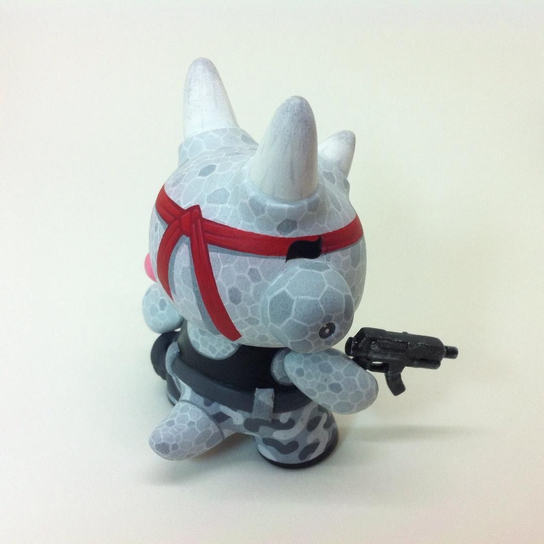 Igor Ventura’s “Albino Chameleon” Custom Dunny for Martian Toys Contest